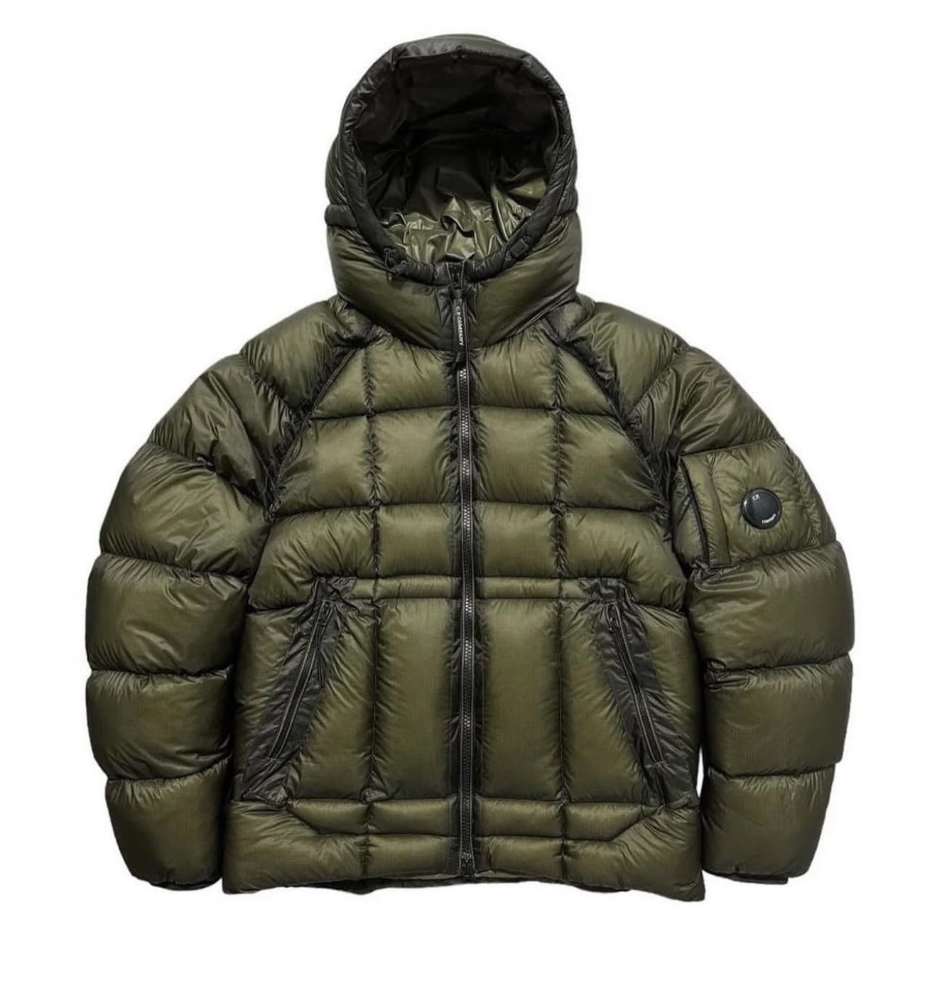 Warm Padded Coat - Boxy Midlength, Cotton, For Winter Green 3D Changing Face Moving Picture Frame - Tophatter Daily Deals