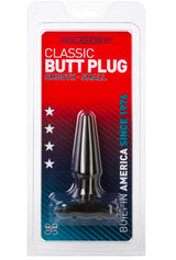 Classic Smooth Butt Plug Small Black > Anal Range > Butt Plugs - Tophatter Daily Deals