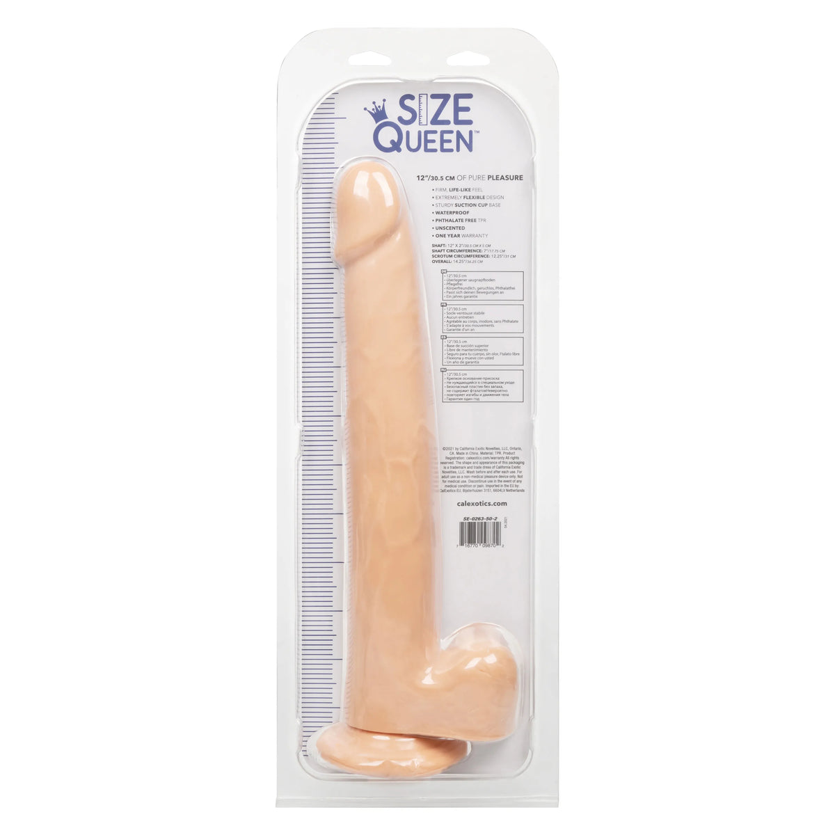 Size Queen 12 Inch Realistic Dildo – Firm 30.5 Cm Dildo > Dildos > Large Dildos - Tophatter Daily Deals