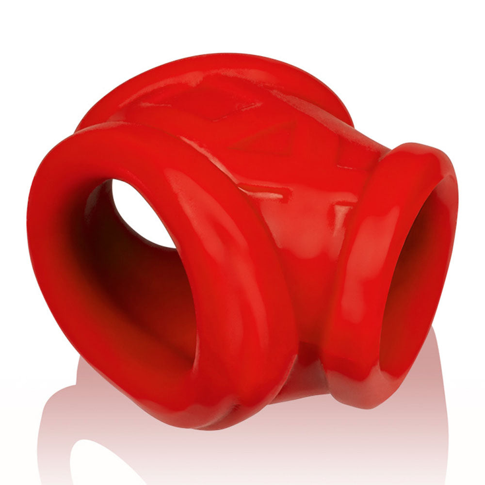 OxBalls Oxsling (Red Ice) Silicone Power Sling – Durable Silicone Cock Sling > Cock Ring > Sling - Tophatter Daily Deals
