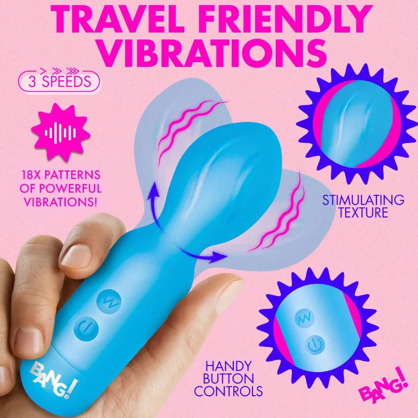 Bang! Silicone Mini Wand – Rechargeable 18-Function Vibrator > Sex Toys > Mini Massagers - Tophatter Daily Deals