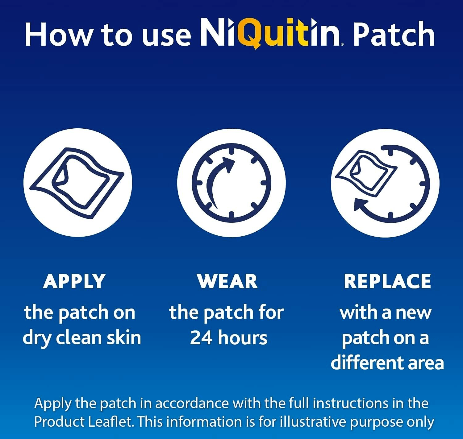 Niquitin Patches Step 1 - NiQuitin 21mg Clear 24 Hour 7 Patches Stop Smoking Aid 1 Week Health Care - Tophatter Daily Deals