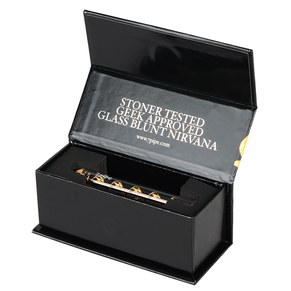 7Pipe Twisty Glass Blunt Hand Pipes - Tophatter Daily Deals