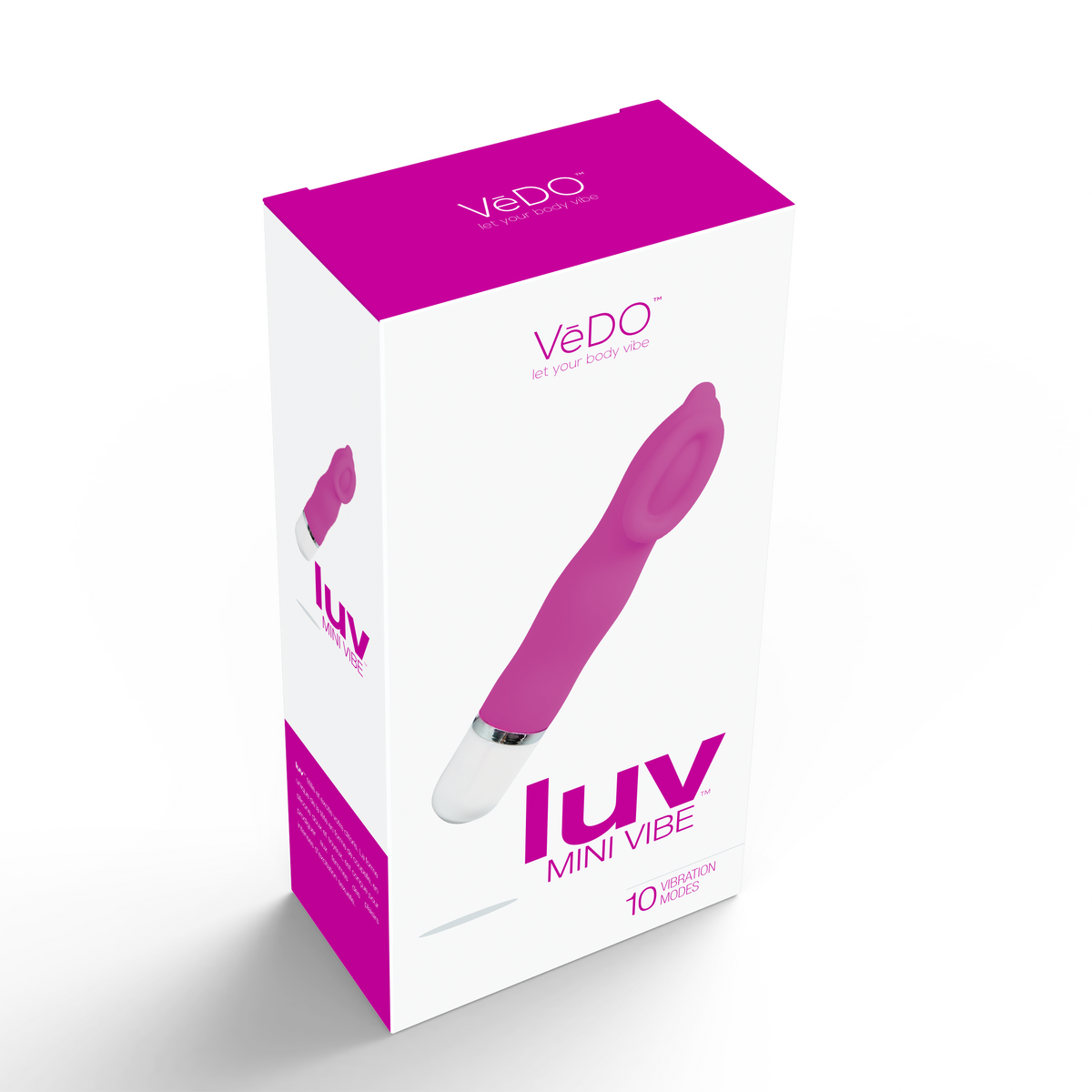 Luv Mini Vibe Hot in Bed Pink Clitoral Massager Toy Compact > Vibrators > Mini Vibrators - Tophatter Daily Deals