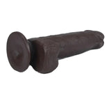 Get Lucky 7.5 Inch Realistic Dark Brown Dildo > Dildos > Realistic Dildos - Tophatter Daily Deals