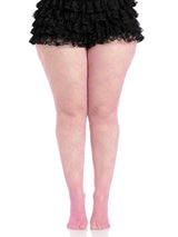 Plus Bow Net Tights – Plus Size Net Tights > Clothes > Hosiery > Pantyhose & Tights - Tophatter Daily Deals