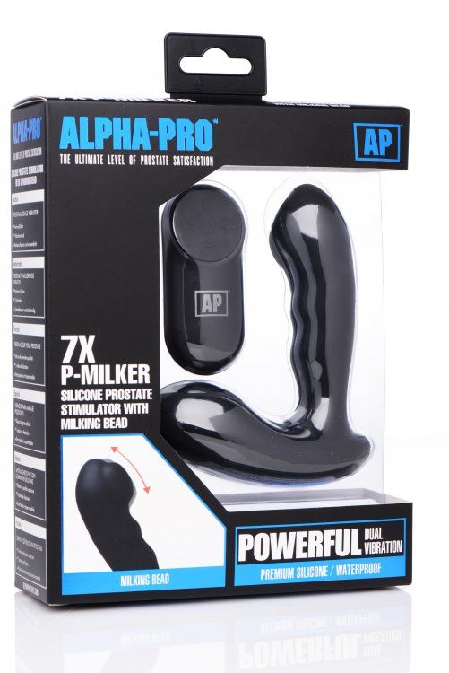 7x P-Milker Silicone Prostate Stimulator with Milking Bead – Silicone Prostate Massager > Anal Range > Prostate Plugs - Tophatter Daily Deals