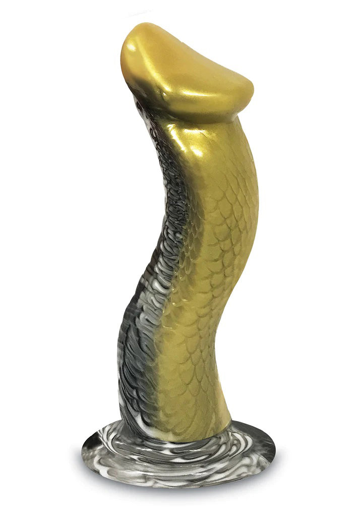 Alien Nation Venomus 8.5 Inch (Silver Gold) Fantasy Silicone Dong > Dildos > Fantasy - Tophatter Daily Deals