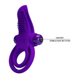 Vibrant Rabbit Cock Ring – Silicone Vibrating Penis Ring > Vibrators > Ladies > Rabbit - Tophatter Daily Deals