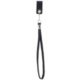 Braided Walking Cane Wrist Strap with Clip – Brown & Black Options Black - Tophatter Daily Deals