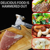 8.9'' Steak Mallet Meat Tenderizer Hammer Dual-Sided Heavy Duty Meat Pounder Tool Kitchen Tools & Utensils - Tophatter Daily Deals