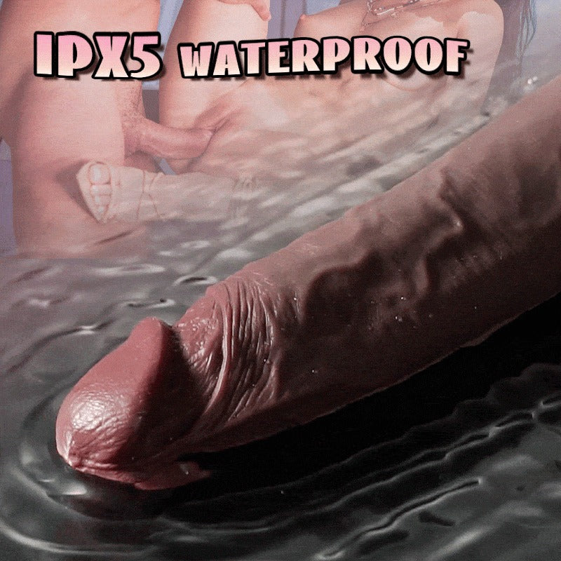 Hentai - Heating 7 Thrusting 10 Vibrating Dildo Vaginal Anal Sex Fun Dildos - Tophatter Daily Deals