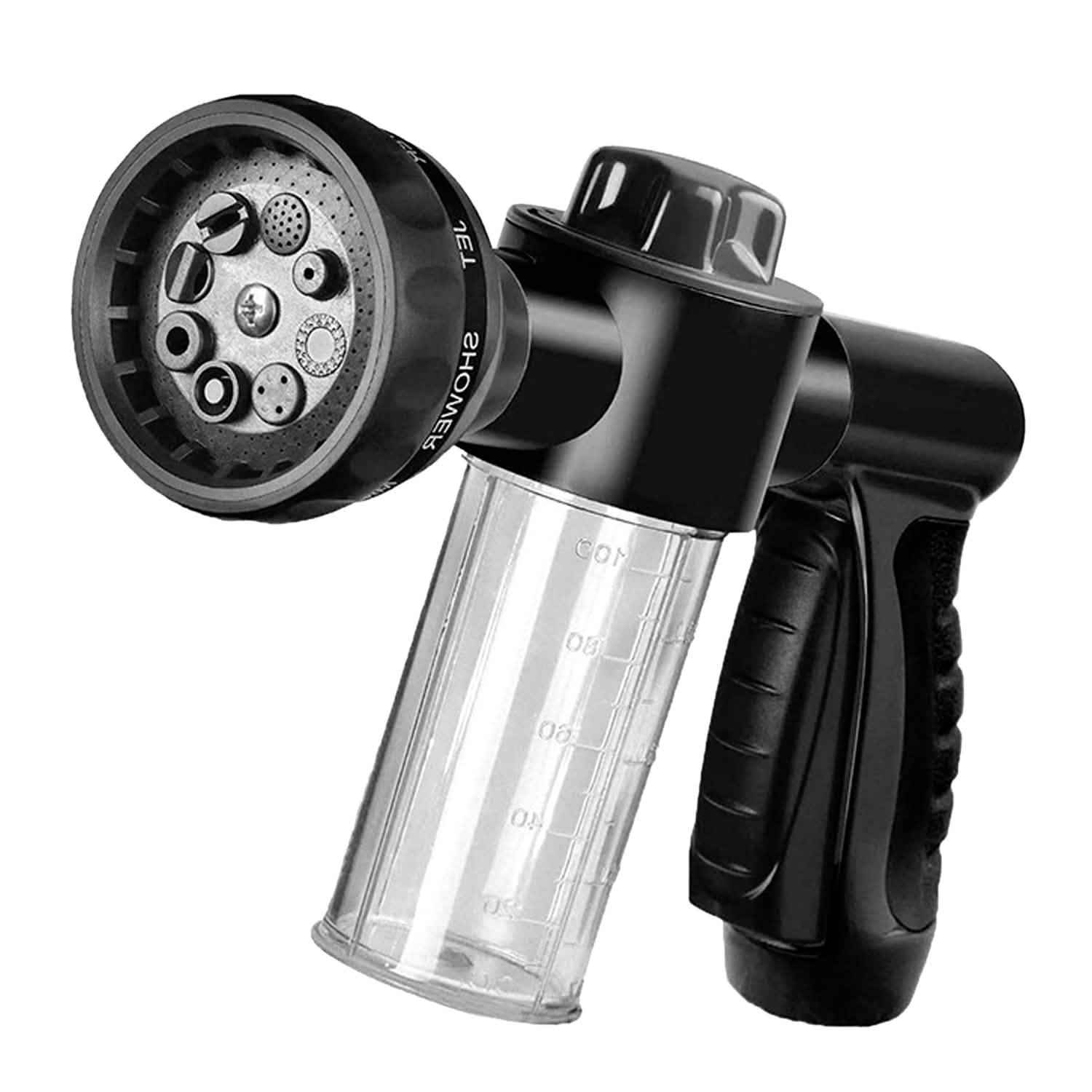 8-in-1 Foam Garden Hose Nozzle Soap Sprayer Automotive - Tophatter Daily Deals