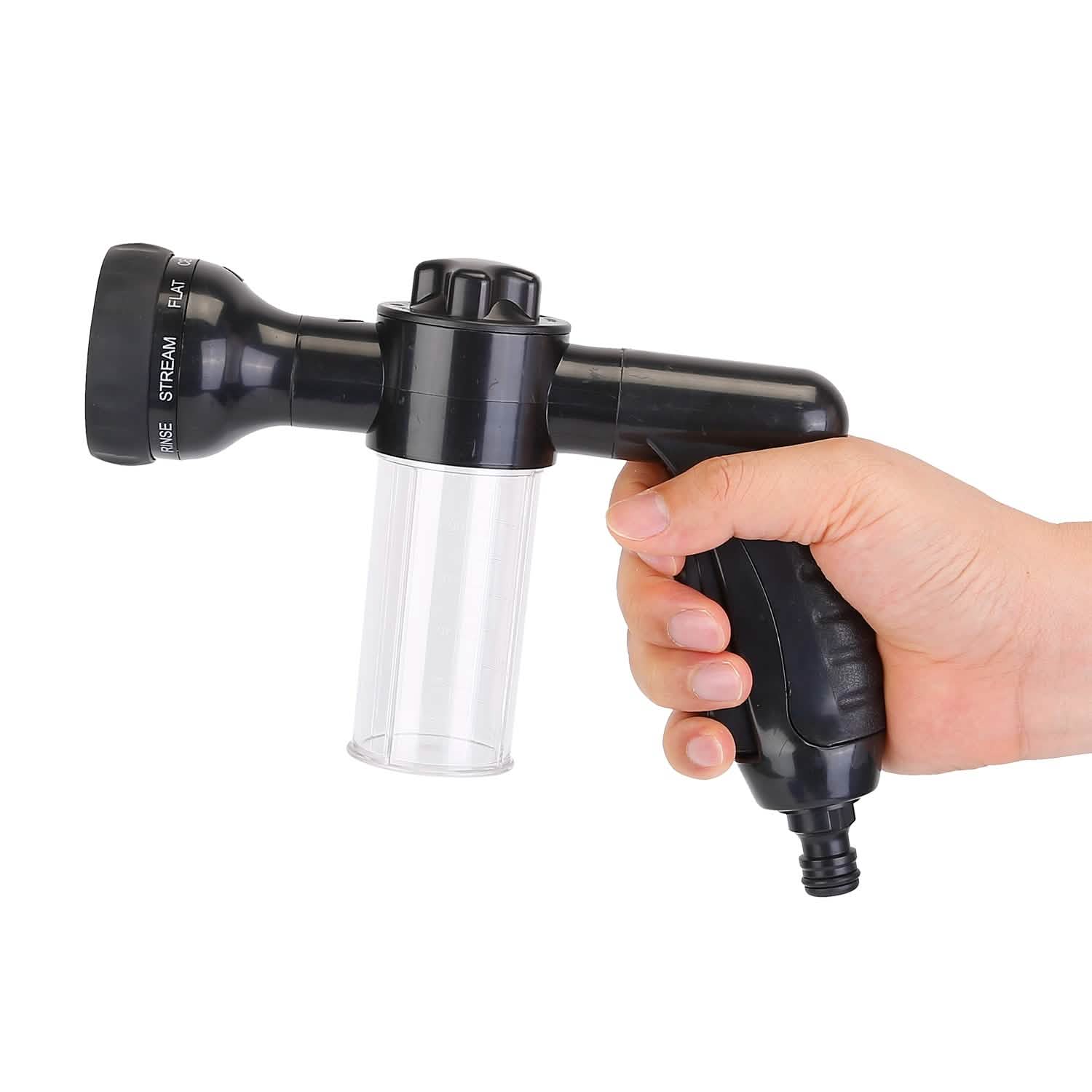 8-in-1 Foam Garden Hose Nozzle Soap Sprayer Automotive - Tophatter Daily Deals