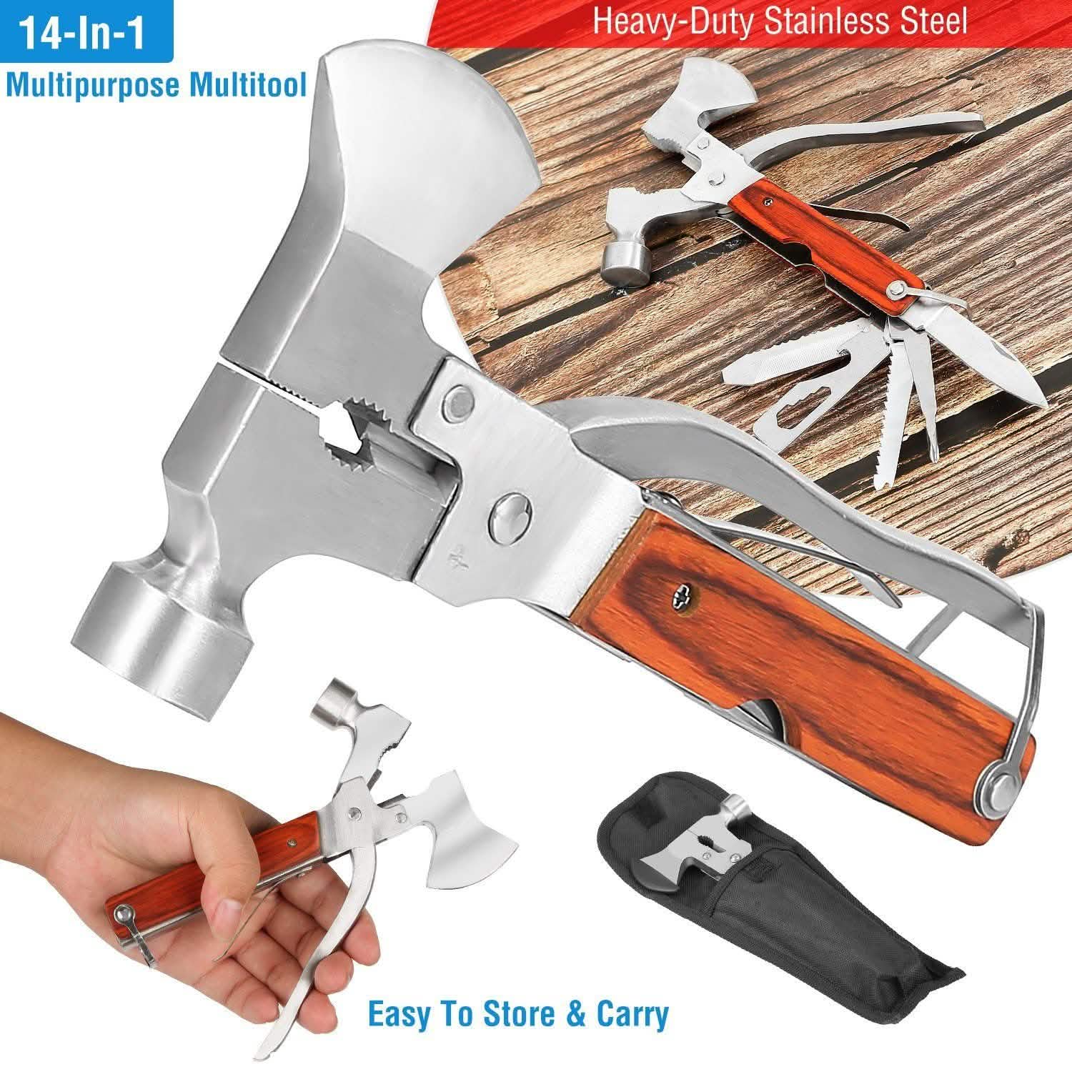 8-in-1 Hammer Tool Set Outdoor Recreation - Tophatter Daily Deals