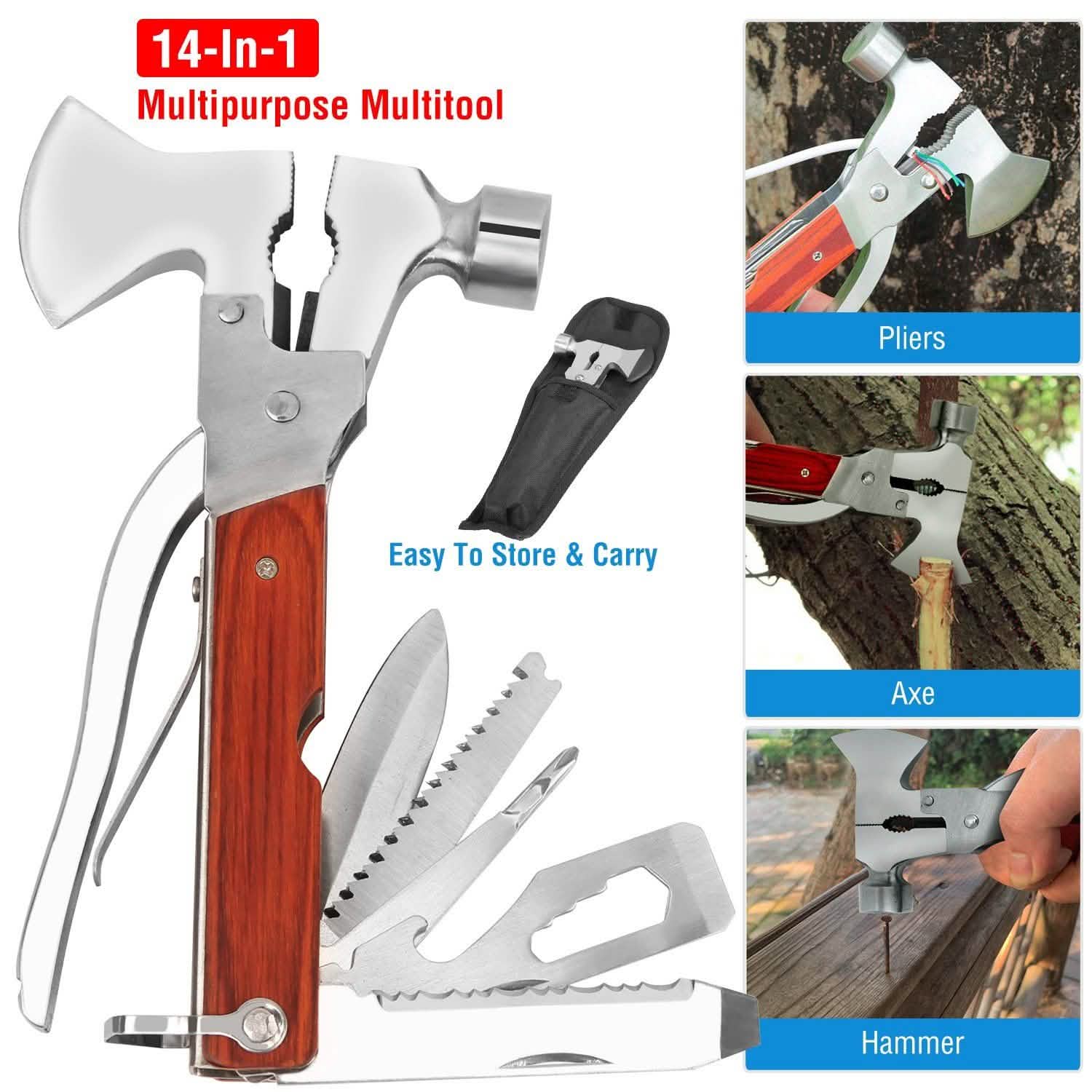 8-in-1 Hammer Tool Set Outdoor Recreation - Tophatter Daily Deals