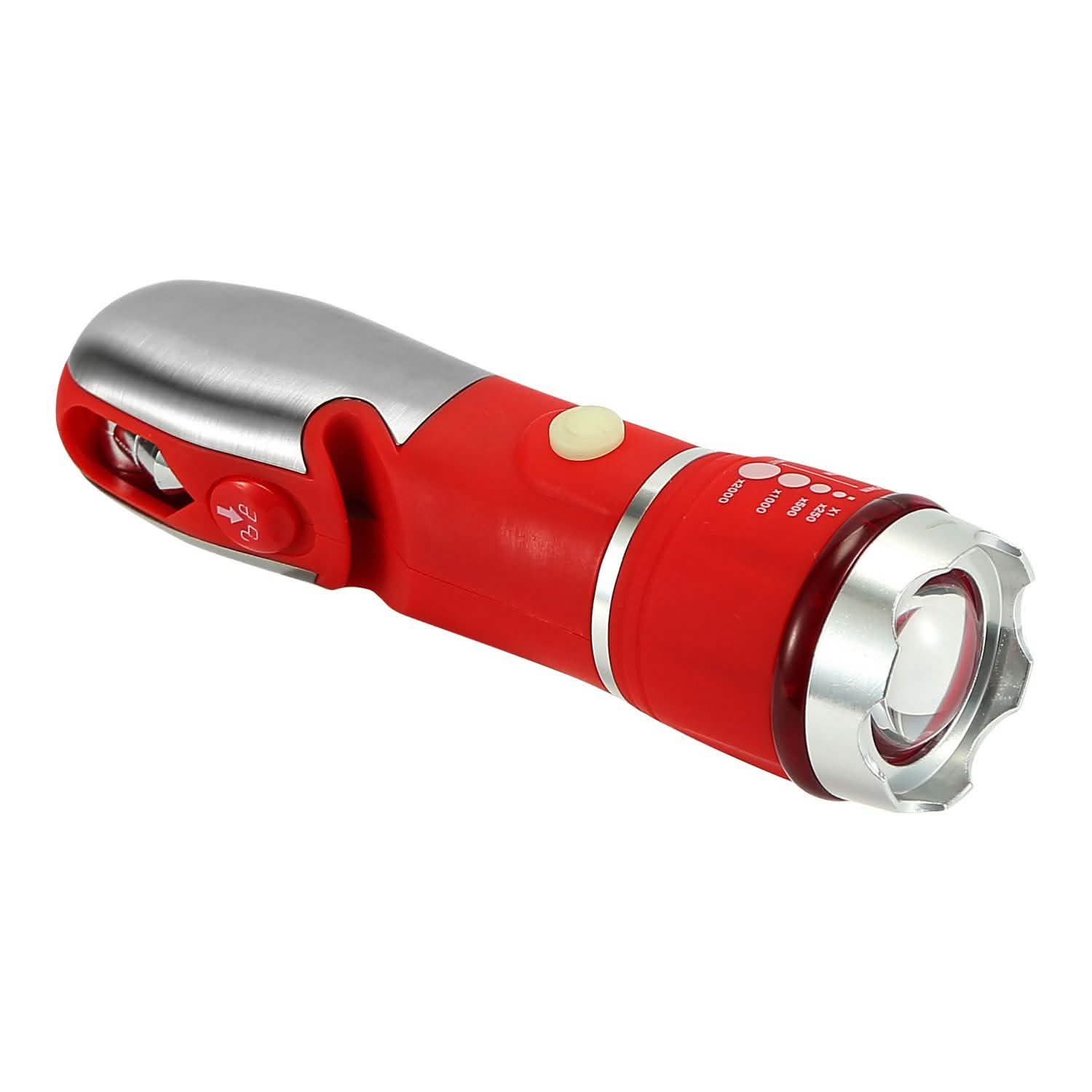 8-in-1 Multi-Tool Hammer Zoomable Emergency Flashlight Outdoor Recreation - Tophatter Daily Deals