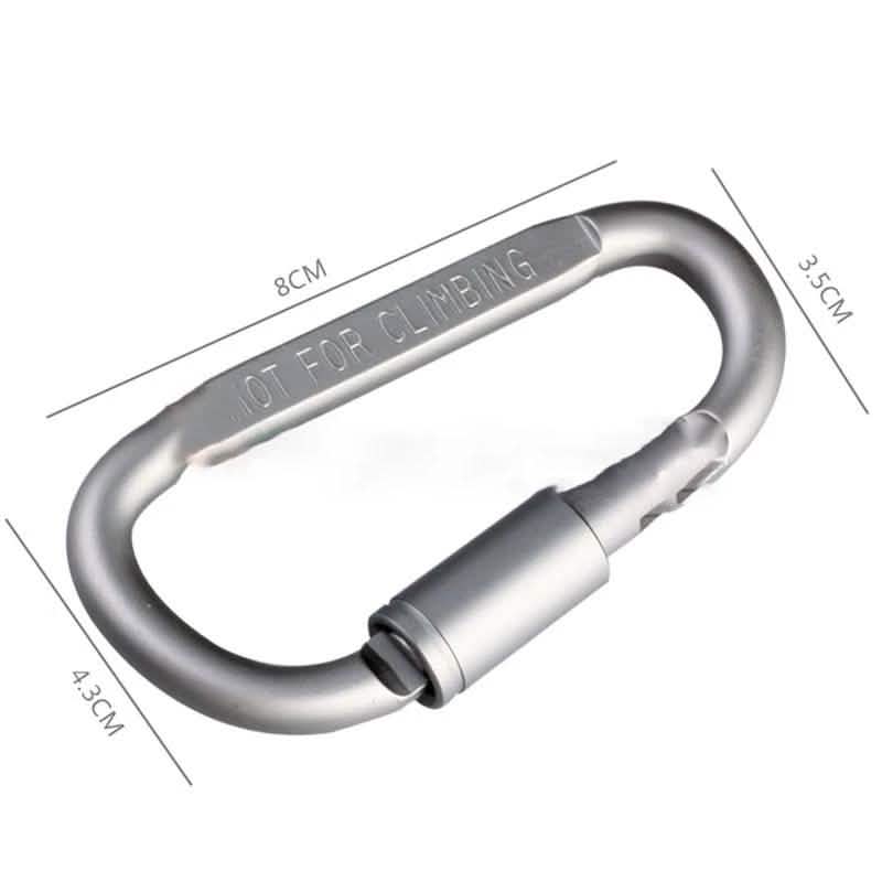 8-Pack: Aluminum Outdoor Carabiner Outdoor Recreation - Tophatter Daily Deals