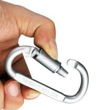8-Pack: Aluminum Outdoor Carabiner Outdoor Recreation - Tophatter Daily Deals