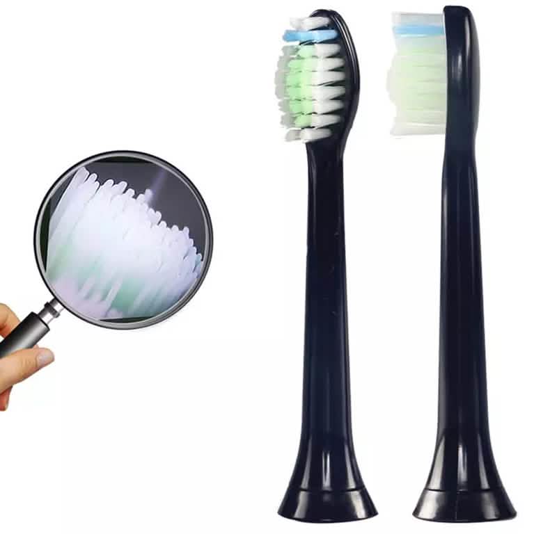 8-Pack: Black Replacement Electric Toothbrush Heads for Philips Sonicare Beauty & Personal Care - Tophatter Daily Deals