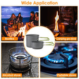 8-Piece: Camping Cooking Ware Set Outdoor Recreation - Tophatter Daily Deals
