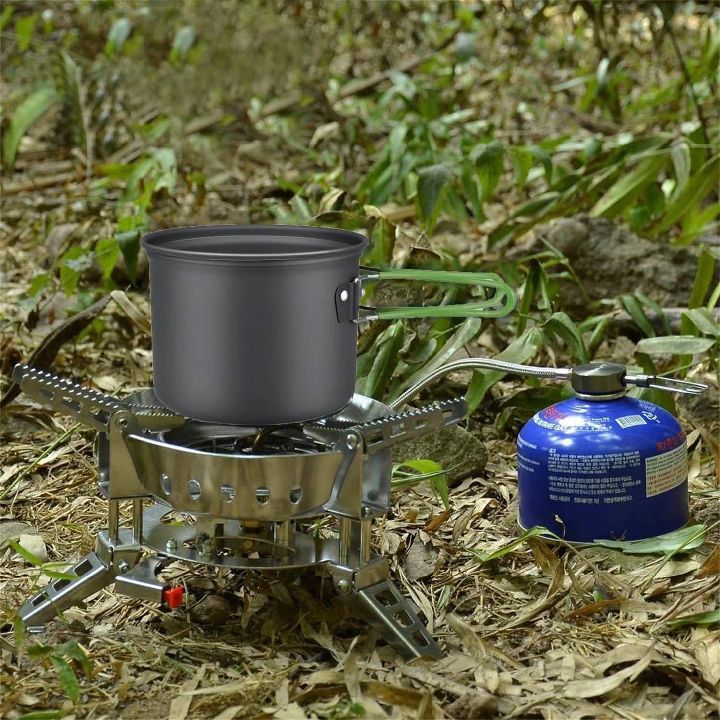 8-Piece: Camping Cooking Ware Set Outdoor Recreation - Tophatter Daily Deals