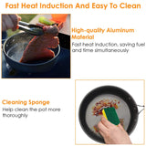 8-Piece: Camping Cooking Ware Set Outdoor Recreation - Tophatter Daily Deals