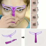 8-Piece: Eyebrow Shaping Stencils Kit - Makeup Tool for Perfect Brows Beauty & Personal Care - Tophatter Daily Deals