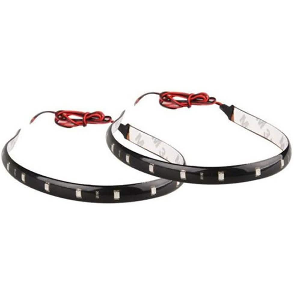 8-Piece: Flexible Waterproof LED Strip Light for Car Automotive - Tophatter Daily Deals