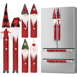 8-Piece: Gnome Christmas Refrigerator Handle Covers Set Seasonal Decor - Tophatter Daily Deals