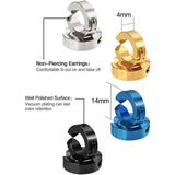 8-Piece: Mudder Non-Pierced Earring Clip Earrings - Tophatter Daily Deals