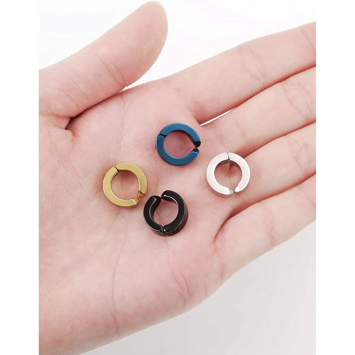 8-Piece: Mudder Non-Pierced Earring Clip Earrings - Tophatter Daily Deals