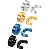 8-Piece: Mudder Non-Pierced Earring Clip Earrings - Tophatter Daily Deals