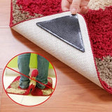 8 Piece: Non-Slip Silicone Mat Grippers Bath - Tophatter Daily Deals