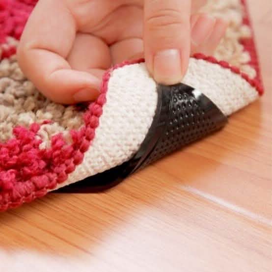 8 Piece: Non-Slip Silicone Mat Grippers Bath - Tophatter Daily Deals