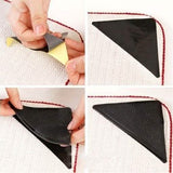 8 Piece: Non-Slip Silicone Mat Grippers Bath - Tophatter Daily Deals