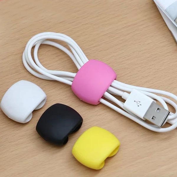 8-Piece: Portable Reusable Cable Clips Organizer Wire Organizer - Tophatter Daily Deals