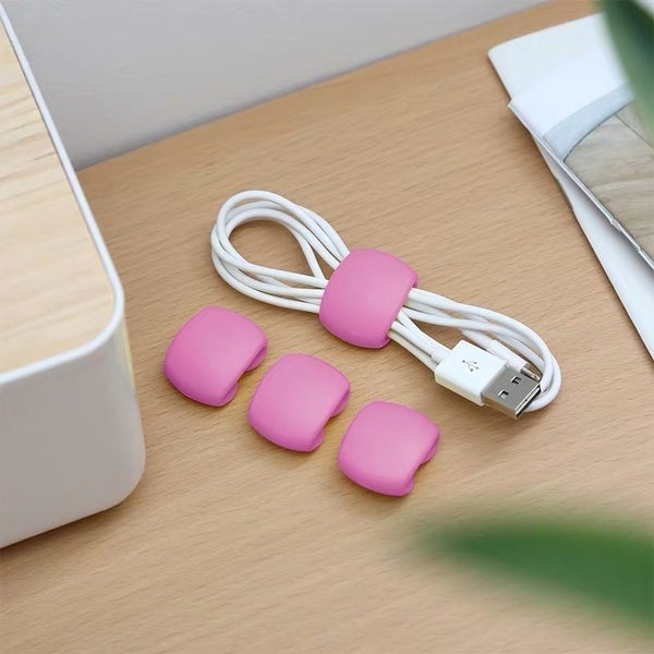 8-Piece: Portable Reusable Cable Clips Organizer Wire Organizer - Tophatter Daily Deals