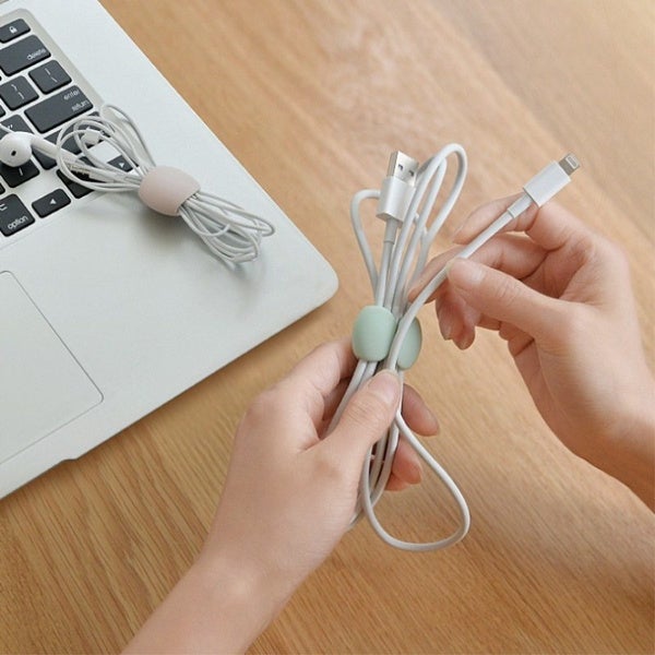 8-Piece: Portable Reusable Cable Clips Organizer Wire Organizer - Tophatter Daily Deals