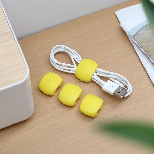 8-Piece: Portable Reusable Cable Clips Organizer Wire Organizer - Tophatter Daily Deals