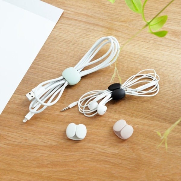8-Piece: Portable Reusable Cable Clips Organizer Wire Organizer - Tophatter Daily Deals
