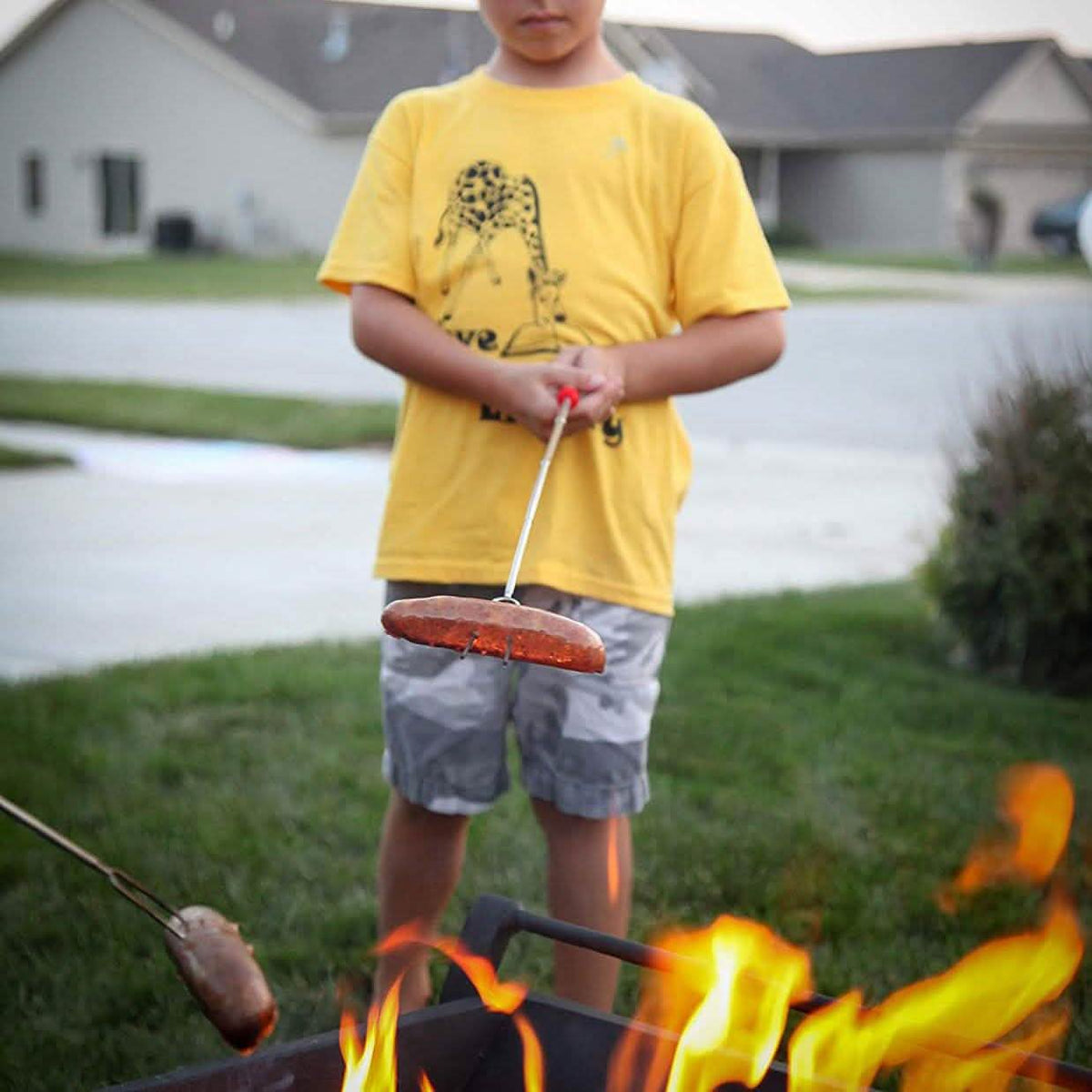 8-Piece Set: Marshmallow Roasting Sticks with Wooden Handle Garden & Patio - Tophatter Daily Deals