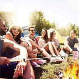 8-Piece Set: Marshmallow Roasting Sticks with Wooden Handle Garden & Patio - Tophatter Daily Deals