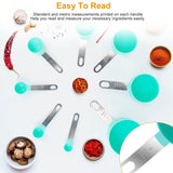8-Piece Set: Plastic Measuring Spoon Cups Kitchen Tools & Gadgets - Tophatter Daily Deals