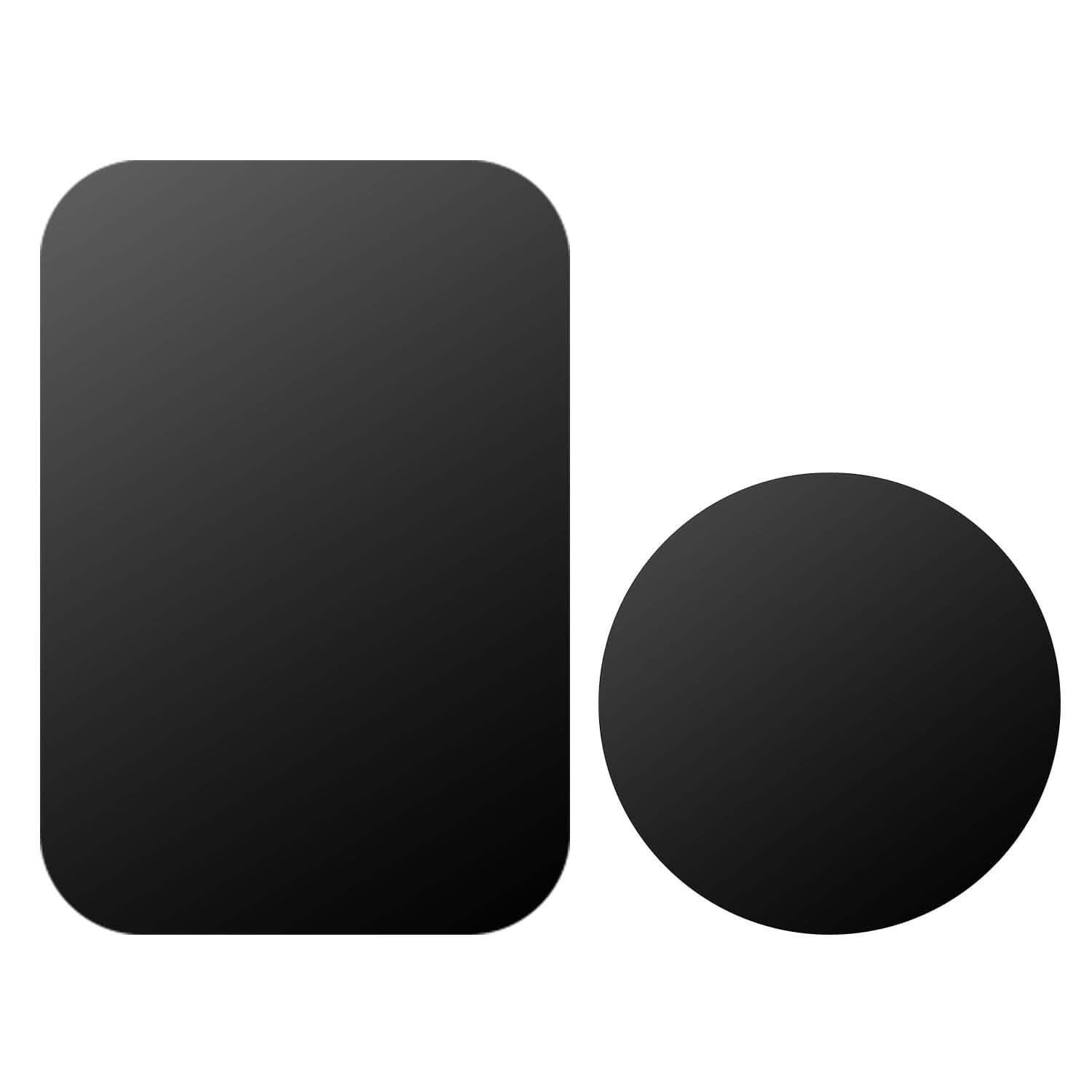 8-Piece: Universal Metal Plates with Strong Adhesive Automotive - Tophatter Daily Deals