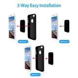 8-Piece: Universal Metal Plates with Strong Adhesive Automotive - Tophatter Daily Deals