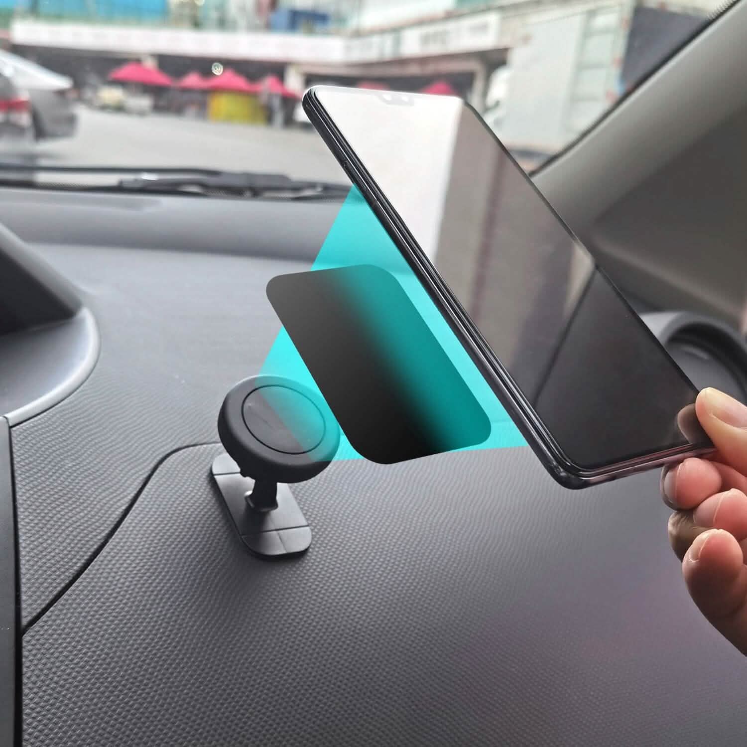 8-Piece: Universal Metal Plates with Strong Adhesive Automotive - Tophatter Daily Deals