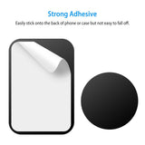 8-Piece: Universal Metal Plates with Strong Adhesive Automotive - Tophatter Daily Deals