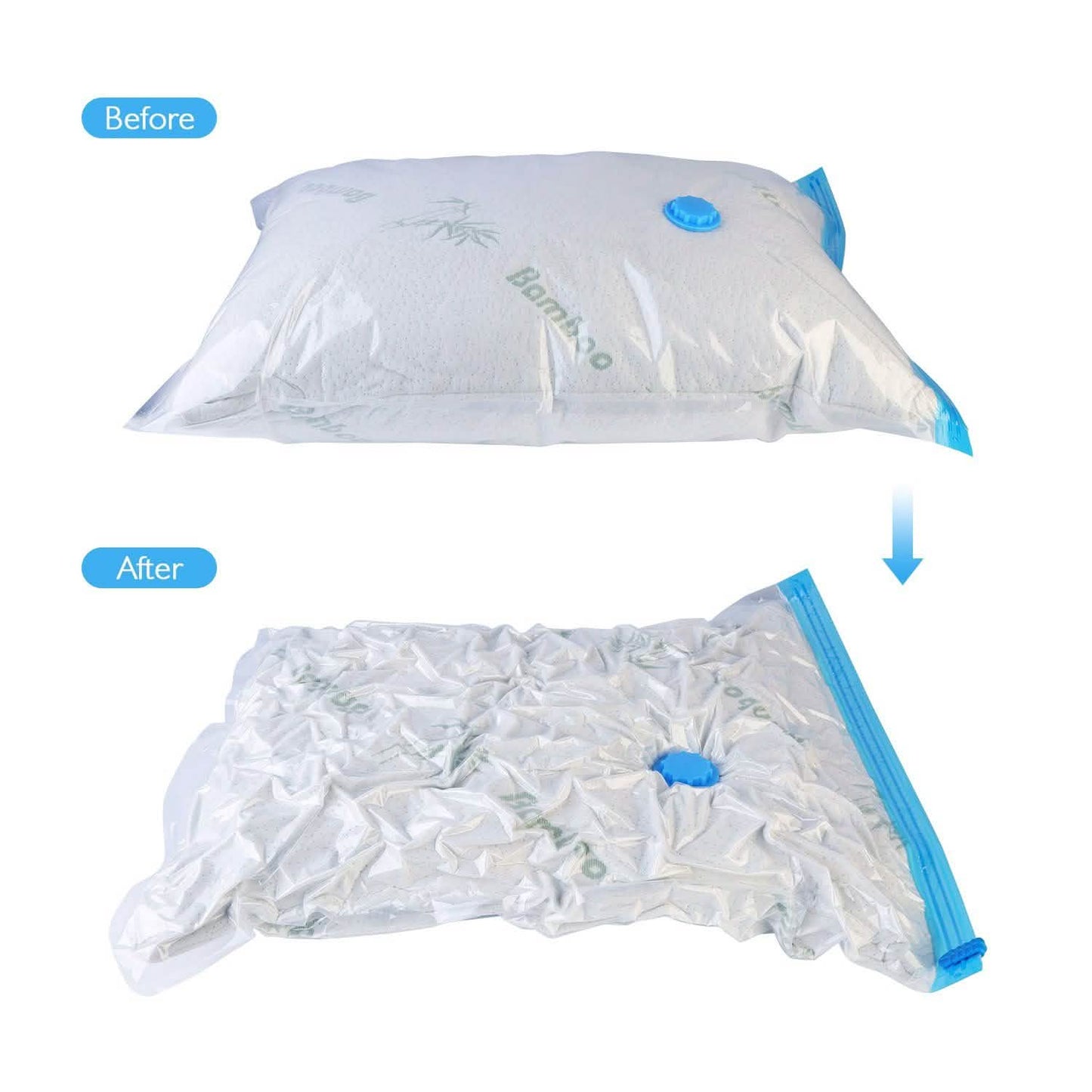 8-Pieces: Compressed Storage Bag Storage & Organization - Tophatter Daily Deals