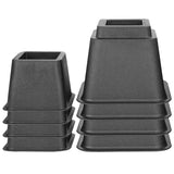 8-Pieces: Furniture Risers Home Improvement - Tophatter Daily Deals